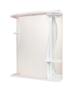 Зеркальный шкаф Лилия 55 01 L 205518 с подсветкой Белый Onika