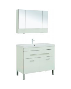 Комплект мебели для ванной Верона 100 287654 Белый Aquanet