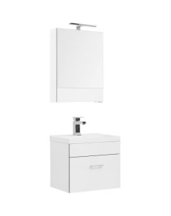 Комплект мебели для ванной Верона 50 287650 подвесной Белый Aquanet