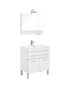 Комплект мебели для ванной Верона 75 287659 Белый Aquanet