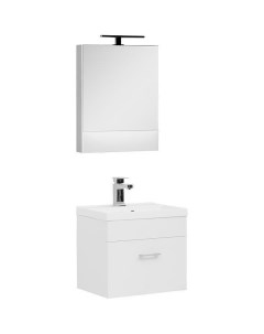 Комплект мебели для ванной Нота 50 287698 подвесной Белый Aquanet