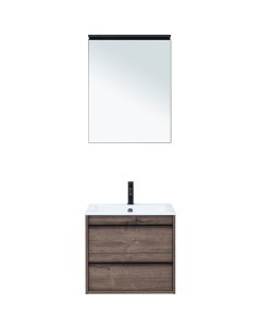 Комплект мебели для ванной Lino 60 271952 подвесной Дуб Веллингтон Aquanet