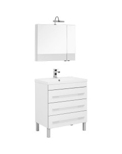 Комплект мебели для ванной Верона 75 287658 Белый Aquanet