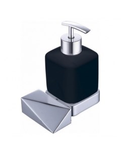 Дозатор для жидкого мыла New Venturo 10317 CR B Хром черный Boheme