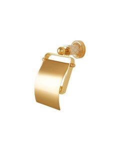 Держатель туалетной бумаги Murano 10901 W G с крышкой Золото Boheme