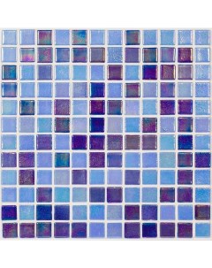 Стеклянная мозаика Shell Mix Deep Blue 552 555 31 7х31 7 см Vidrepur