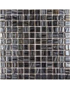 Стеклянная мозаика Aqua Black С0004531 на сетке 31 7x31 7 см Vidrepur