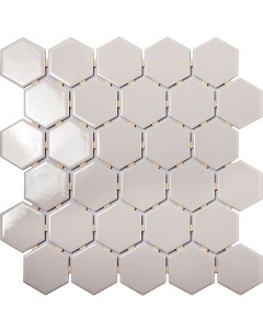 Керамическая мозаика Hexagon small Grey Glossy MT20116 26 5x27 8 см Starmosaic