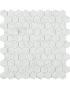 Стеклянная мозаика Antislip Hex Marbles 4300 Antid 30 7х31 7 см Vidrepur
