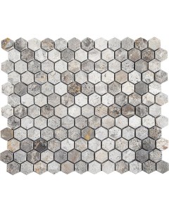 Керамическая мозаика Wild Stone Hexagon VLgP 26 5x30 5 см Starmosaic