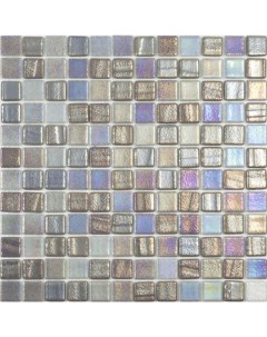 Стеклянная мозаика Fusion Grey 31 7х31 7 см Vidrepur