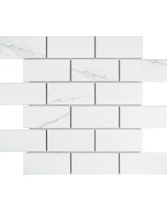 Керамическая мозаика Brick Carrara Matt PMB82223 29 1x29 5 см Starmosaic