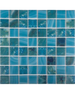 Стеклянная мозаика Nature Sky 5707 MT на сетке 38х38 см Vidrepur