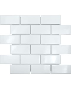 Керамическая мозаика Brick White Glossy A32000 A1001G 29 1x29 5 см Starmosaic