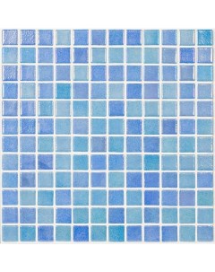 Стеклянная мозаика Shell Mix Blue 551 552 31 7х31 7 см Vidrepur