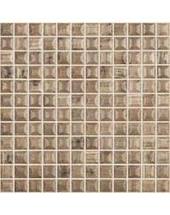 Стеклянная мозаика Wood Dark Blend 31 7х31 7 см Vidrepur