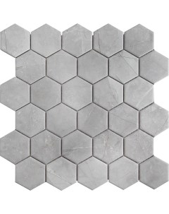 Керамическая мозаика Hexagon small Marble Grey Matt PMMT82457 26 5x27 8 см Starmosaic
