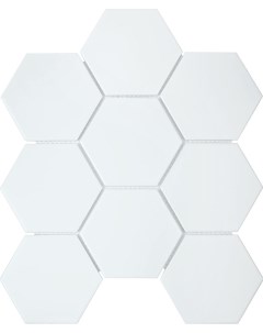 Керамическая мозаика Hexagon big White Matt FQ31000 SBH1005 25 6x29 5 см Starmosaic
