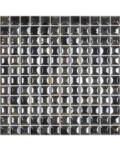 Стеклянная мозаика Edna Black Черный 31 7х31 7 см Vidrepur