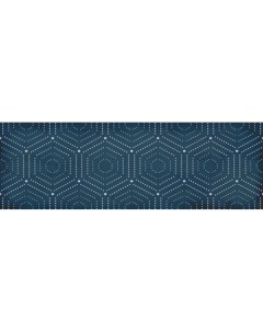 Керамический декор Парижанка Геометрия синий 1664 0180 20х60 см Lasselsberger ceramics
