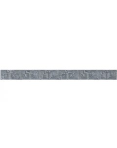 Керамический бордюр Кампанилья серый 1504 0154 1504 0418 3 5х40 см Lasselsberger ceramics
