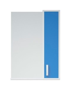 Зеркало со шкафом Колор 50 SD 00000709 Синее Белое Corozo