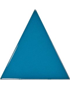 Керамическая плитка Scale Triangolo Electric Blue 23822 настенная 10 8х12 4 см Equipe