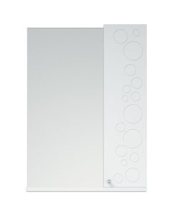 Зеркало со шкафом Орфей 50 SD 00000299 Белое Corozo