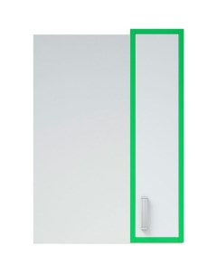 Зеркало со шкафом Спектр 50 SD 00000685 Белое Зеленое Corozo