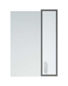 Зеркало со шкафом Спектр 50 SD 00000708 Серое Белое Corozo