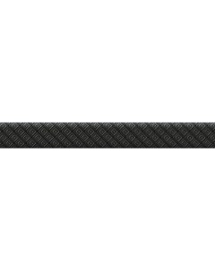 Керамический бордюр Катрин объемный черный 13 01 1 26 41 04 1451 0 3х25 см Нефрит керамика
