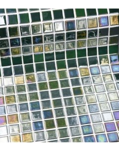 Стеклянная мозаика Metal Esmeralda 31 3х49 5 см Ezarri