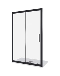 Душевая дверь Cofe WTW 130 C B 130 КФ00012 профиль Черный стекло прозрачное Good door