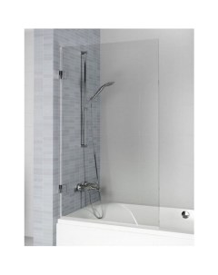 Шторка на ванну Scandic X108 95x150 L G001141120 GX00592C1 профиль Хром стекло прозрачное Riho