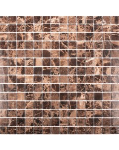Керамическая мозаика Wild Stone Dark Emperador Polished JMST023 30 5x30 5 см Starmosaic