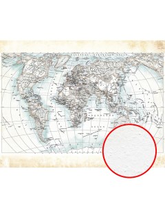 Фреска Карты мира 33317 Фактура бархат FX Флизелин 3 5 2 7 Голубой Бежевый Карты Ortograf