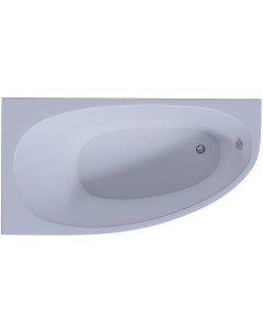 Акриловая ванна Eco friendly Дива 150х90 L DIV150 0000001 без панелей каркаса и слив перелива Aquatek