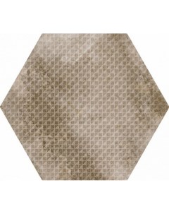 Керамогранит Urban Hexagon Melange Nut 23602 25 4х29 2 см Equipe