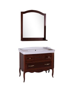 Комплект мебели для ванной Модерн 105 Антикварный орех Asb-woodline