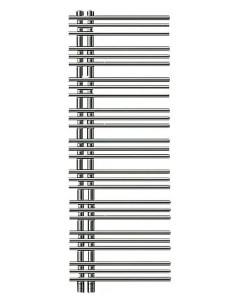 Водяной полотенцесушитель Yucca asymmetric YAD 130 060 Белый Zehnder