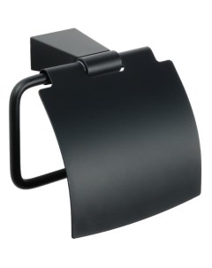 Держатель туалетной бумаги Trend FX 97810 с крышкой Черный матовый Fixsen