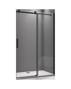 Душевая дверь в нишу Galaxy WTW 130 C B 130 профиль Черный стекло прозрачное Good door