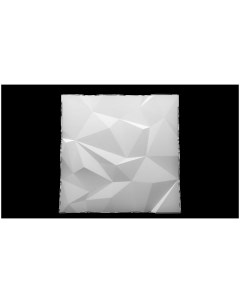 Гипсовая 3Д панель Frost 70x70 см Panelli