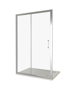 Душевая дверь Latte WTW 110 C WE 110 профиль Белый стекло прозрачное Good door