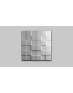 Гипсовая 3Д панель Rubik 50x50 см Panelli