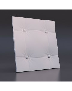 Гипсовая 3Д панель Стяжка квадрат 50x50 см Panelli