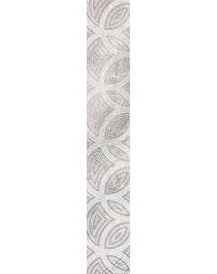 Керамический бордюр Камелот серый 9 5х60 см Beryoza ceramica (береза керамика)
