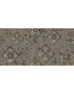 Керамическая плитка Измир декор коричневый настенная 25х50 см Beryoza ceramica (береза керамика)