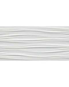 Керамическая плитка 3D Wall 8SBW Ribbon White Matt настенная 40х80 см Atlas concorde