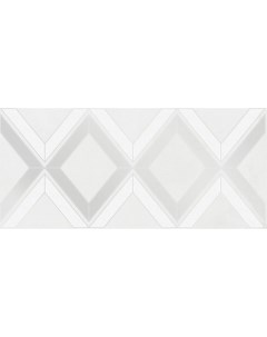 Керамический декор Alrami ромбы серый 15915 20х44 см Cersanit